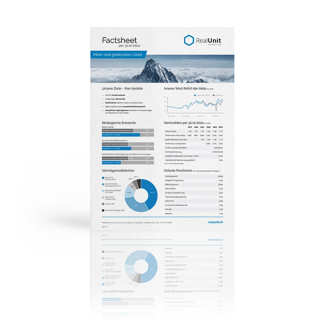 RealUnit Factsheet Q4 2024