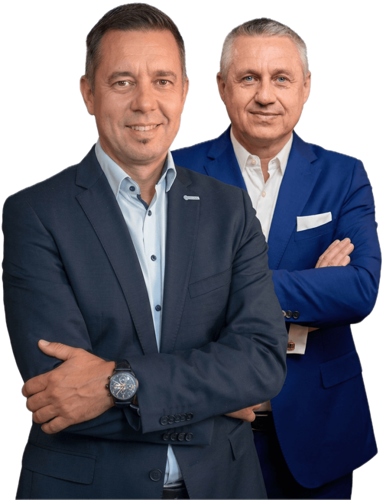 Daniel Stüssi, CEO RealUnit Schweiz AG und Jürge Wechsler, Gründer Forex Freiheit GmbH